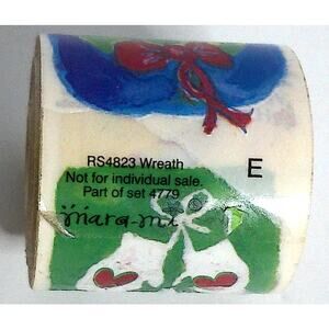 Hampton Art Christmas Stickers Mara Mi Mittens Wreath